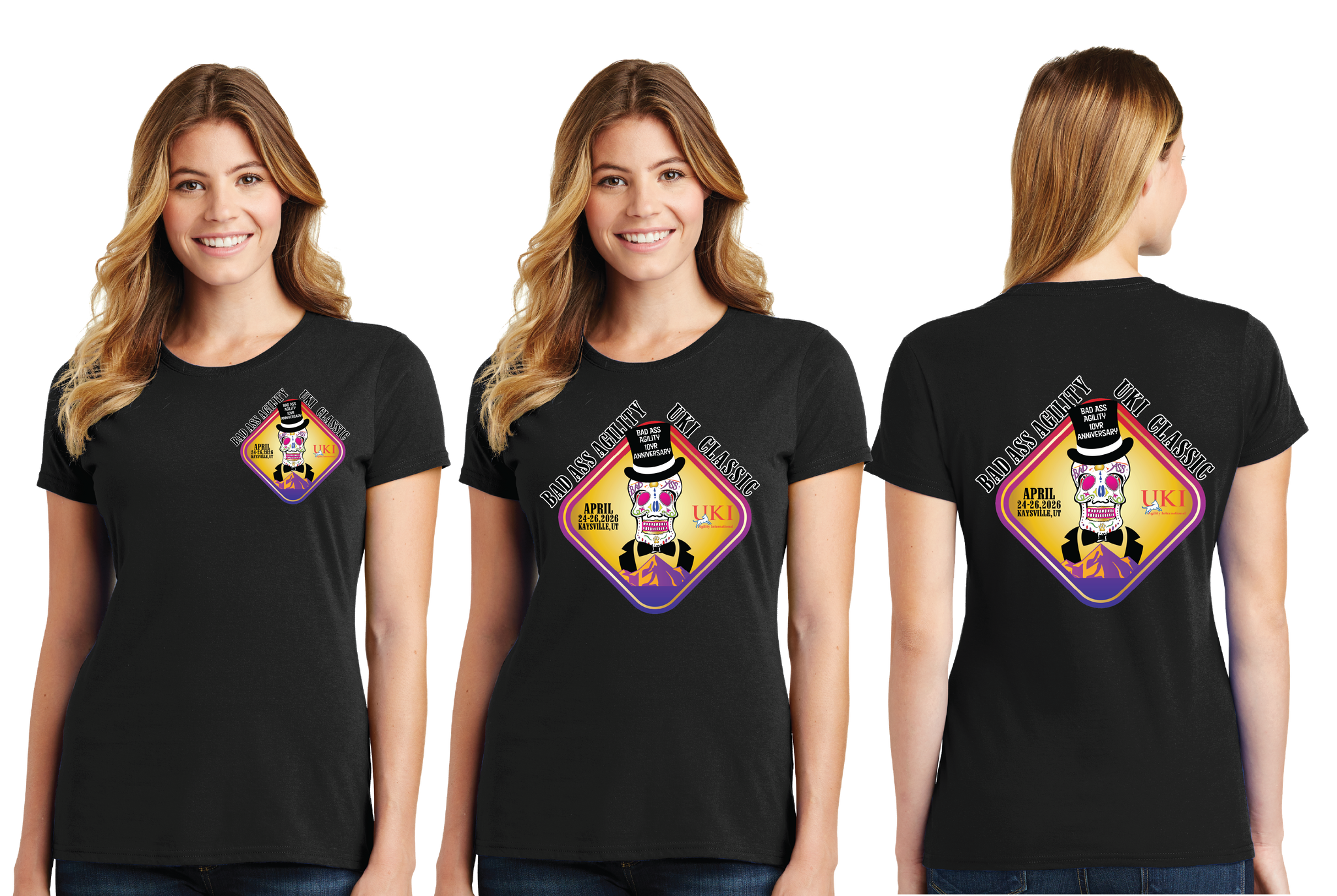 Peggy Goods UK 限定 My Dj Moves Asses Tシャツ Bad Ass Agility UKI Classic – Ernie's Agility Pro Shop