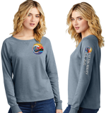 BADICE26/Women Featherweight French Terry Long Sleeve Crewneck/DT672