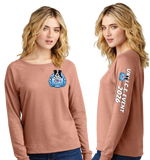 CHICE/Women Featherweight French Terry Long Sleeve Crewneck/DT672