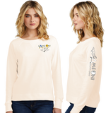 GAME26/Women Featherweight French Terry Long Sleeve Crewneck/DT672