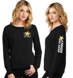 MHDASH26/Women Featherweight French Terry Long Sleeve Crewneck/DT672