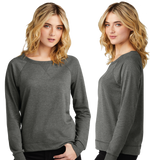Kra26/Women Featherweight French Terry Long Sleeve Crewneck/DT672