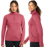 Kra26/SportTek Women SportWick Stretch QTR Zip Pullover/LST850
