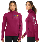 GAME26/SportTek Women SportWick Stretch QTR Zip Pullover/LST850