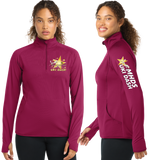 MHDASH26/SportTek Women SportWick Stretch QTR Zip Pullover/LST850