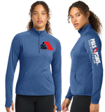 PALSNPAWS/SportTek Women SportWick Stretch QTR Zip Pullover/LST850