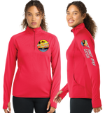 WCO26/SportTek Women SportWick Stretch QTR Zip Pullover/LST850