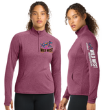 WWR27/SportTek Women SportWick Stretch QTR Zip Pullover/LST850