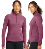 Kra26/SportTek Women SportWick Stretch QTR Zip Pullover/LST850
