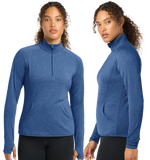 Kra26/SportTek Women SportWick Stretch QTR Zip Pullover/LST850