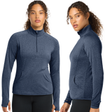 Kra26/SportTek Women SportWick Stretch QTR Zip Pullover/LST850