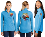 BADICE26/TriBlend Wicking Lightweight Quarter Zip Pullover/LST407