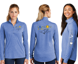 GAME26/TriBlend Wicking Lightweight Quarter Zip Pullover/LST407