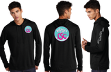 Kra26/UniSex Sport Tek TriBlend Wicking Long Sleeve Hoodie /ST406