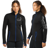 MagRidge/SportTek WOMEN SportWick Stretch Contrast FULL ZIP Jacket/LST853