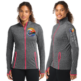BADICE26/SportTek WOMEN SportWick Stretch Contrast FULL ZIP Jacket/LST853