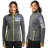 CCICE26/SportTek WOMEN SportWick Stretch Contrast FULL ZIP Jacket/LST853