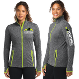 FHTD/SportTek WOMEN SportWick Stretch Contrast FULL ZIP Jacket/LST853