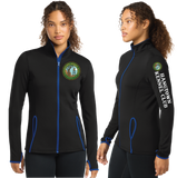 HKC/SportTek WOMEN SportWick Stretch Contrast FULL ZIP Jacket/LST853