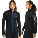 SHAPECAMP/SportTek WOMEN SportWick Stretch Contrast FULL ZIP Jacket/LST853