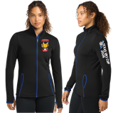 TEXASCUP26/SportTek WOMEN SportWick Stretch Contrast FULL ZIP Jacket/LST853