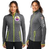 WCC26/SportTek WOMEN SportWick Stretch Contrast FULL ZIP Jacket/LST853