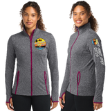 WCO26/SportTek WOMEN SportWick Stretch Contrast FULL ZIP Jacket/LST853