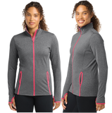 /SportTek WOMEN SportWick Stretch Contrast FULL ZIP Jacket/LST853
