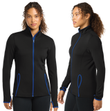 KRA26/SportTek WOMEN SportWick Stretch Contrast FULL ZIP Jacket/LST853