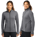 /SportTek WOMEN SportWick Stretch Contrast FULL ZIP Jacket/LST853