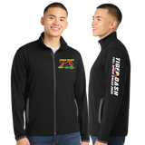 TIGERDASH/SportTek SportWick Stretch Contrast FULL ZIP Jacket/ST853