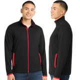 Sun26/SportTek SportWick Stretch Contrast FULL ZIP Jacket/ST853