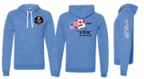 INV26/JERZEES Snow Heather French Terry Raglan Hooded Sweatshirt/90MR