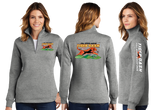 TIGERDASH/Ladies 9oz Quarter Zip Sweatshirt/LST253/