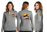 Sun26/Ladies 9oz Quarter Zip Sweatshirt/LST253/