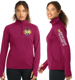 BADCLASS26/SportTek Women SportWick Stretch QTR Zip Pullover/LST850