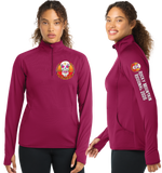 BADREG26/SportTek Women SportWick Stretch QTR Zip Pullover/LST850