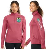 BTCLASS26/SportTek Women SportWick Stretch QTR Zip Pullover/LST850