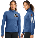 CHDASH26/SportTek Women SportWick Stretch QTR Zip Pullover/LST850
