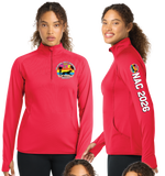 NAC26/SportTek Women SportWick Stretch QTR Zip Pullover/LST850