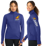 PPDASH26/SportTek Women SportWick Stretch QTR Zip Pullover/LST850