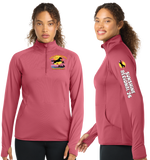 Sun26/SportTek Women SportWick Stretch QTR Zip Pullover/LST850