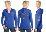 SHAPECAMP/Women District Medal Full Zip Hoodie/DT665
