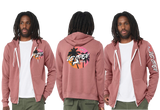 USO26/Bella Canvas mid weight Full zip hoodie/3739
