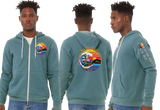 BADICE26/Bella Canvas mid weight Full zip hoodie/3739