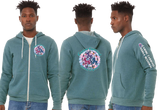 CARNI26/Bella Canvas mid weight Full zip hoodie/3739