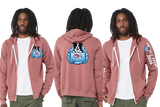 CHICE/Bella Canvas mid weight Full zip hoodie/3739