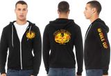CHILI26/Bella Canvas mid weight Full zip hoodie/3739
