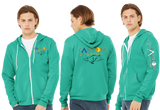GAME26/Bella Canvas mid weight Full zip hoodie/3739