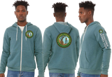 HKC/Bella Canvas mid weight Full zip hoodie/3739